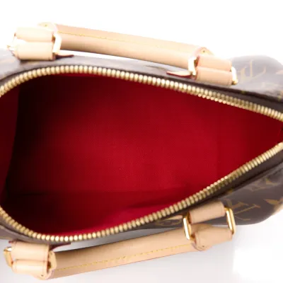 Louis Vuitton Speedy Bandouliere 20 Beige Monogram Canvas