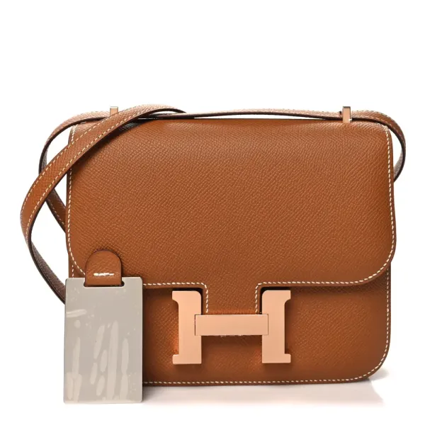 Hermès Constance 18 Brown Epsom Leather Rose Gold Hardware - Image 2