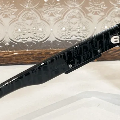DIOR wayfarer glasses black color with dior logo print Size 58口20-145