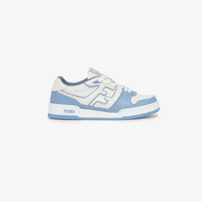 FENDI Light blue leather low-top shoes Sneakers