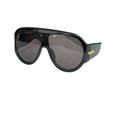 Bottega Veneta Pilot glasses black/leopard/burnt orange/grey brown color Size 132口1-120