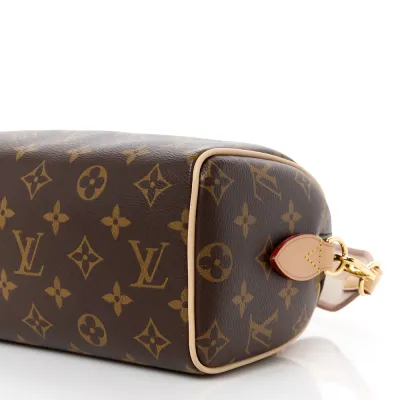 Louis Vuitton Speedy Bandouliere 20 Beige Monogram Canvas
