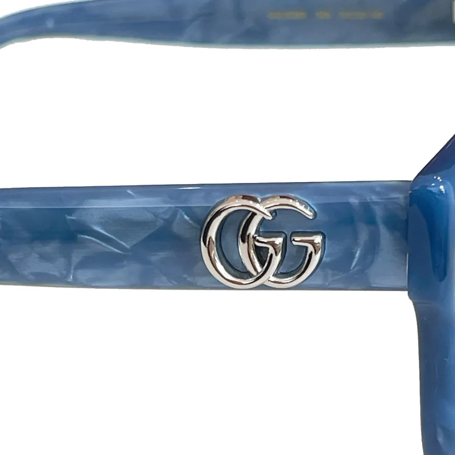 Gucci square frame glasses blue/red/black/white/leopard color Size 51口22-145