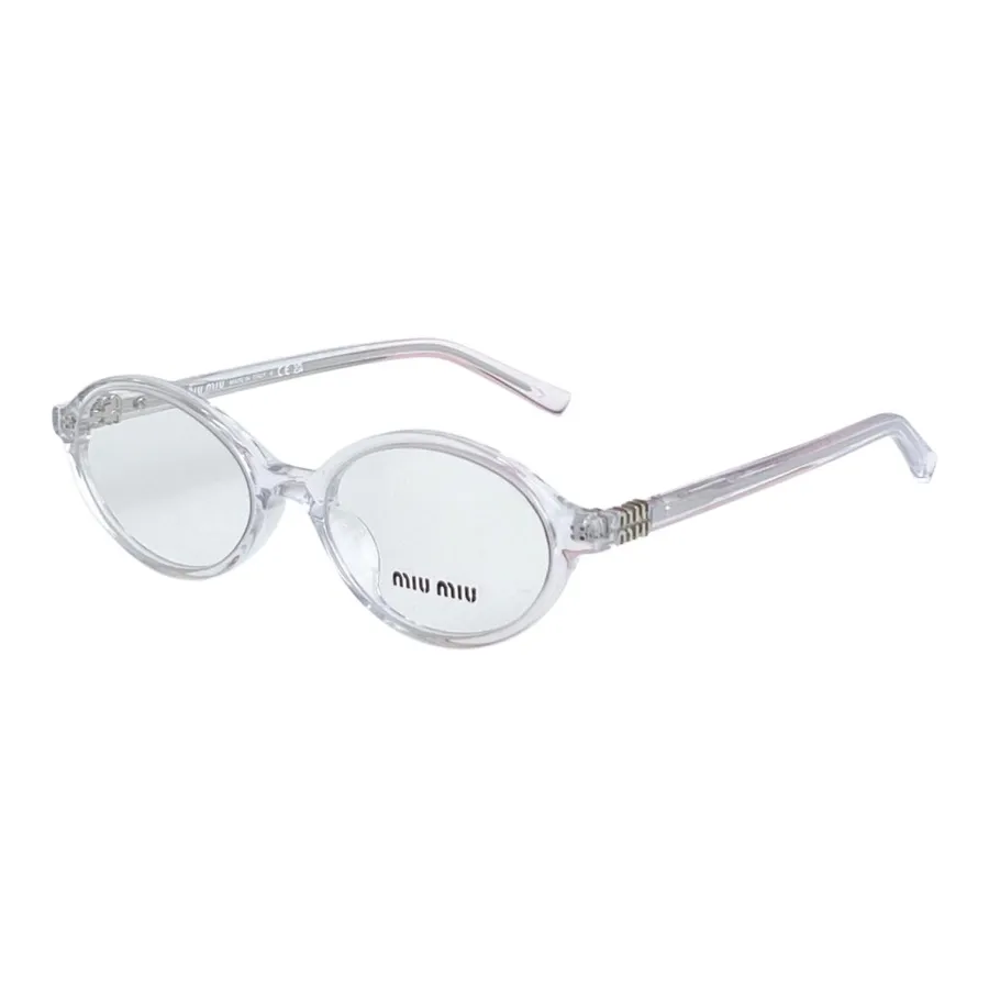 Miu Miu Oval glasses leopard tawny/transparent/ivory/black silver/black/leopard grey/transparent leopard color Size 50-18-140