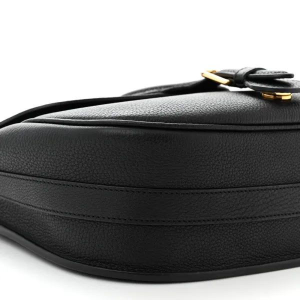 Dior Large Bobby Bag Black Grained Calfskin Leather Gold Hardware - Image 4