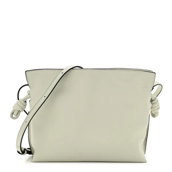 Loewe Flamenco Knot Bag Mini Light Celadon Calfskin Leather