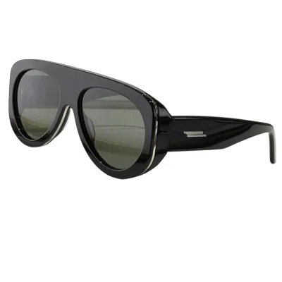 Bottega Veneta Pilot glasses leopard/black gold/black silver/matte black/green black/transparent black/tawny color Size 58口17-130