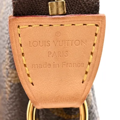 Louis Vuitton Mini Pochette Accessoires Monogram Canvas Gold Hardware