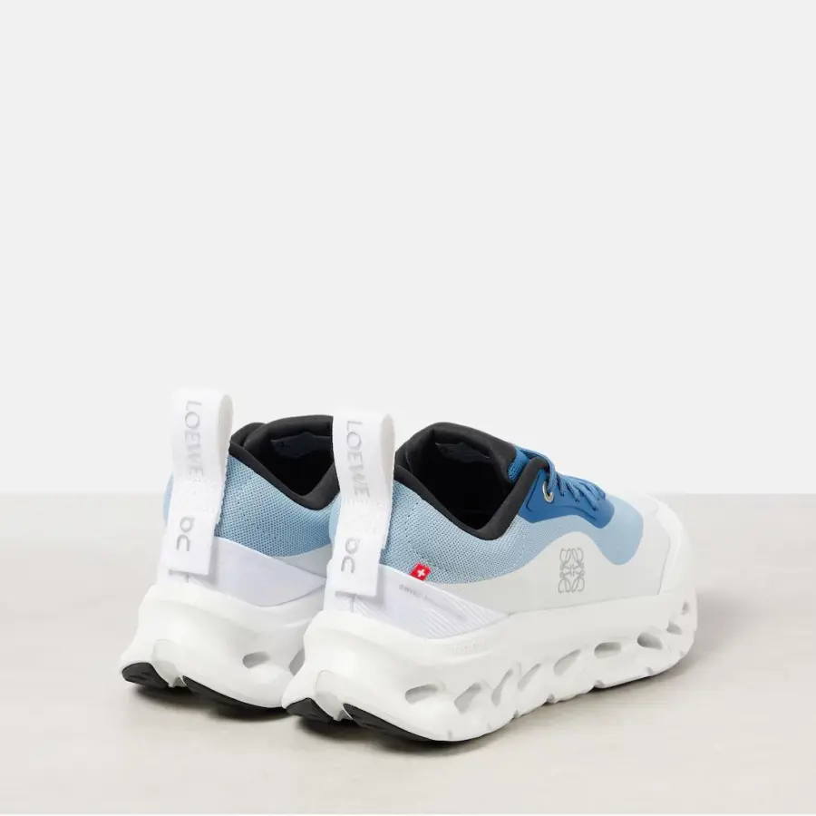 LOEWE Blue and white running shoes