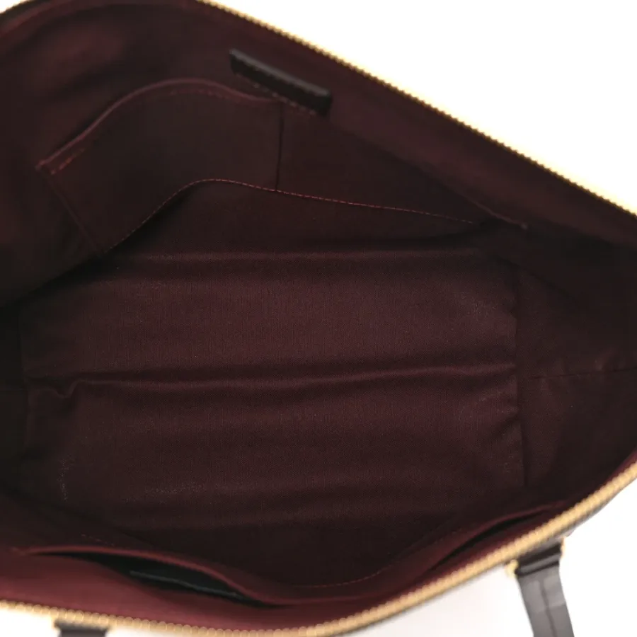 Louis Vuitton Iena MM Damier Ebene Canvas Brass Hardware