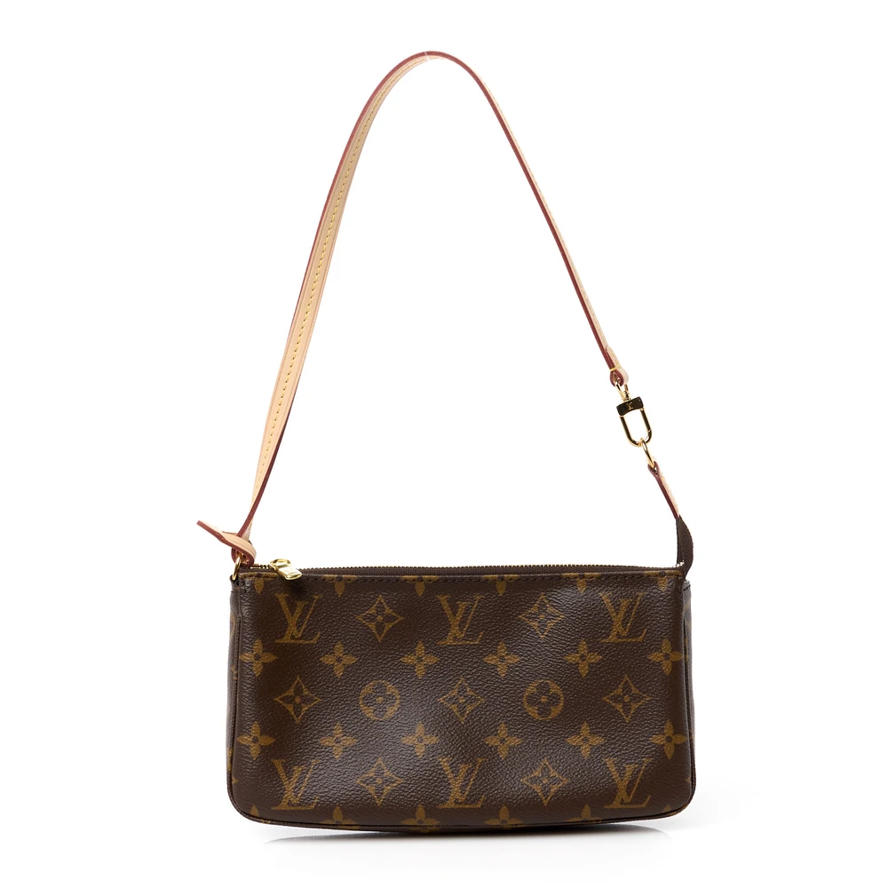 Louis Vuitton Pochette Accessoires NM BB Monogram Canvas Hardware Dourado
