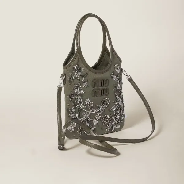 Miu Miu IVY Beaded embroidery Shoulder Bags - Image 3