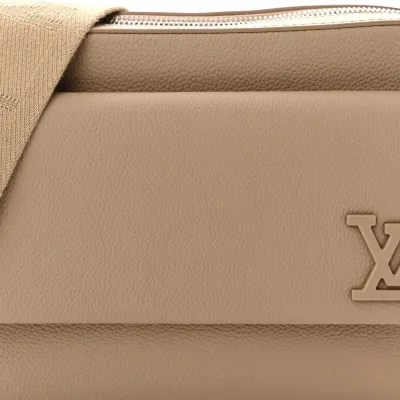 Louis Vuitton Aerogram Fastline Messenger PM Sable Beige Calfskin Leather