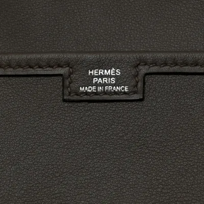 Hermès Jige Elan 29 Clutch Étain Swift Leather