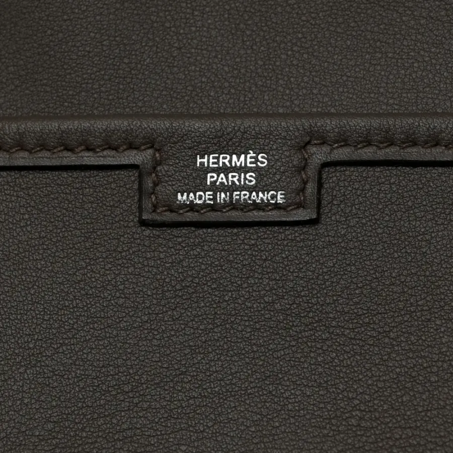 Hermès Jige Elan 29 Clutch Étain Swift Leather