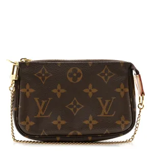 Louis Vuitton Pochette Accessoires BB Monogram Canvas Gold Hardware