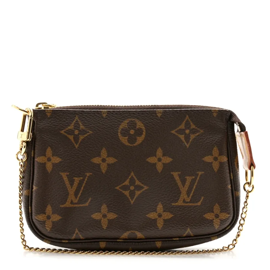 Louis Vuitton Pochette Accessoires BB Monogram Canvas Gold Hardware