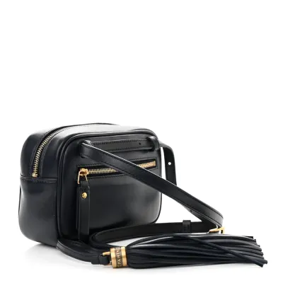 Saint Laurent Small Lou Belt Bag Deep Marine Monogram Calfskin Matelasse Leather Gold Hardware