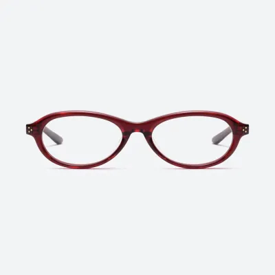 Saint Laurent oval glasses red/black/blue color Size 54口18-145