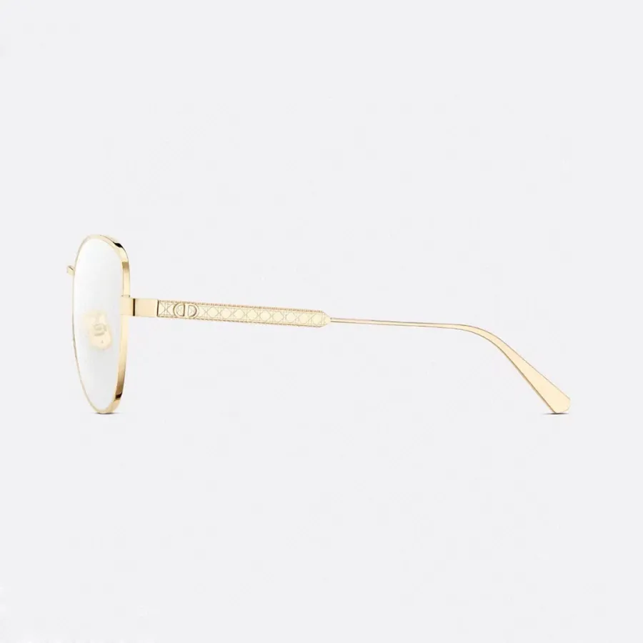 DIOR round frame glasses gold/silver color Size 54口18-145