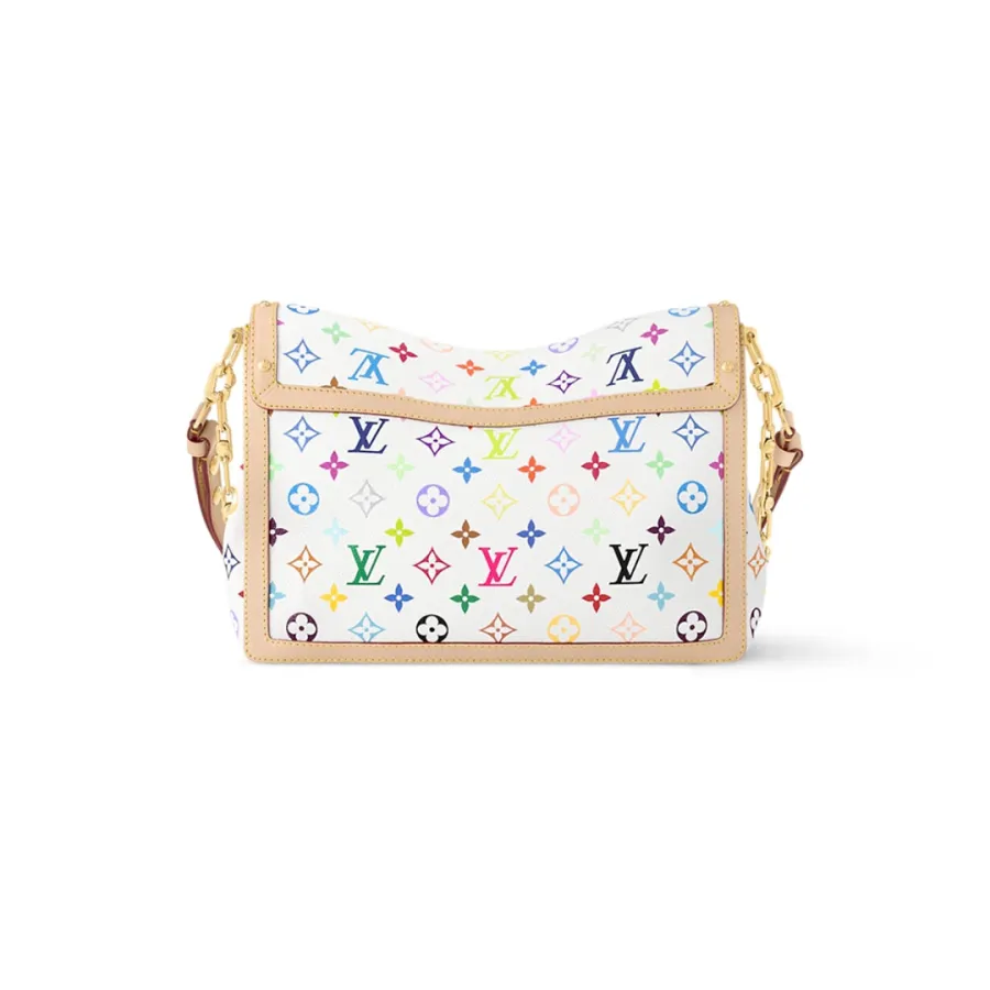Louis Vuitton x Murakami Takashi Dauphine Soft GM Multicolor White Gold Hardware