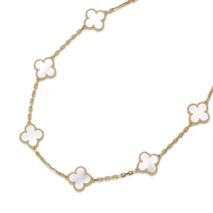 Van Cleef & Arpels Vintage Alhambra Necklace 10 Motifs