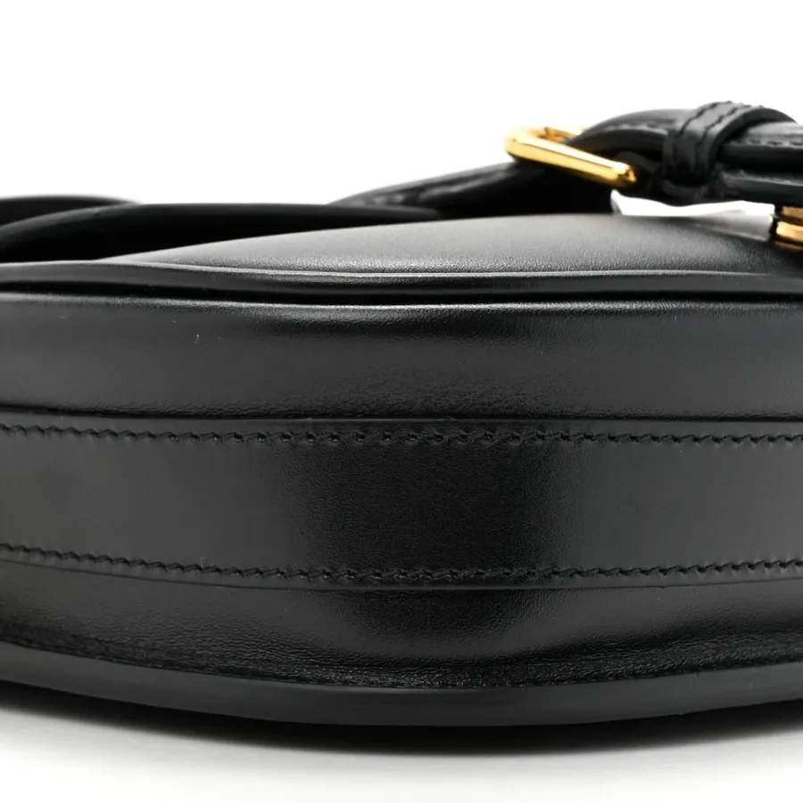 Dior Small Bobby Flap Bag Black Box Calfskin Leather Gold Hardware