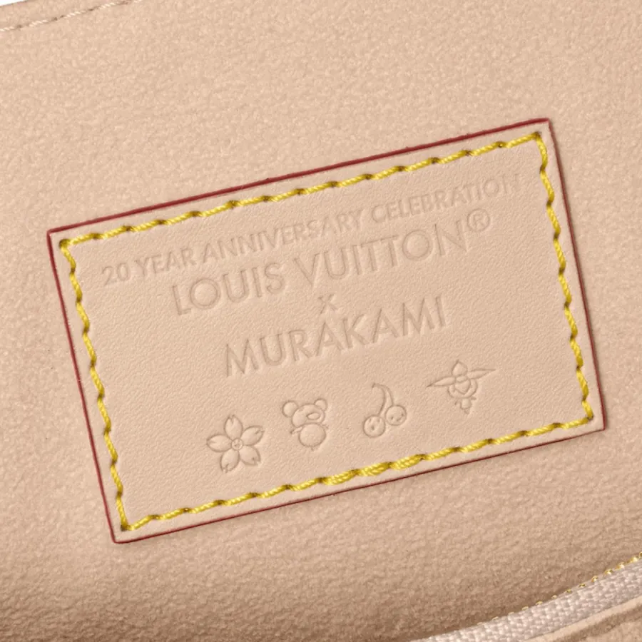 Louis Vuitton x Murakami Takashi Dauphine Soft GM Multicolor White Gold Hardware