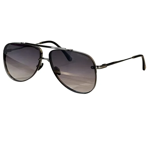 Tom Ford Pilot glasses green/brown/tawny/eggplant/black color Size 62-12 -145 - Image 6