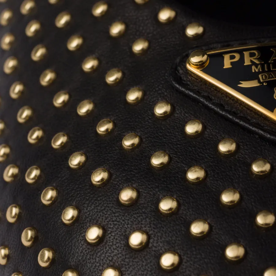 PRADA Naplak Flat Shoes black Ballet Shoes