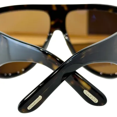 Tom Ford Pilot glasses leopard brown/black green/transparent black/black/blue black/gradient black/leopard sepia color Size 60-12-140