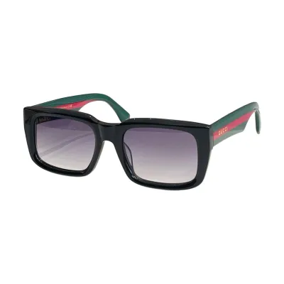 Gucci square frame glasses leopard green red/black green red/black white/black red/black red white color Size 55口20-145