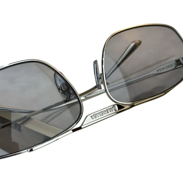 Balenciaga glasses grey silver/grey gold/black/black silver/brown gold/mirrored black color Size 63-16-145 - Image 2