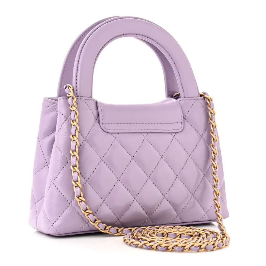 Grade Designer Handbag | Quilted Nano Lilac