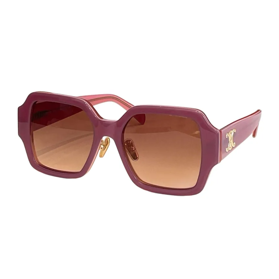 Celine square frame glasses grey/black gold/black/purple/pink/green color Size 63口11-146