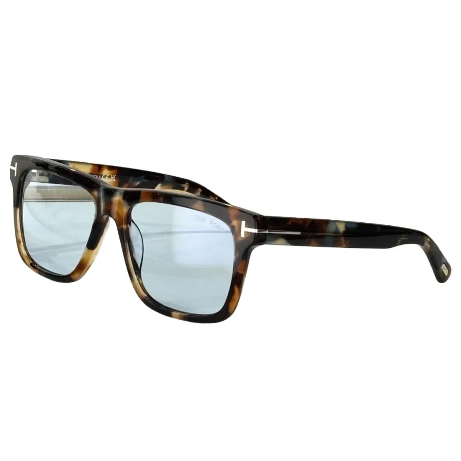 Tom Ford square frame glasses grey/black/blue black/yellow black/tawny black/sepia black/leopard green/leopard blue color Size 58-17-145