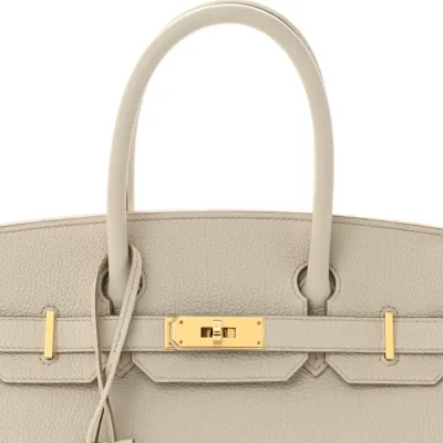 Hermès Birkin 30 Beton Togo Leather Gold Hardware