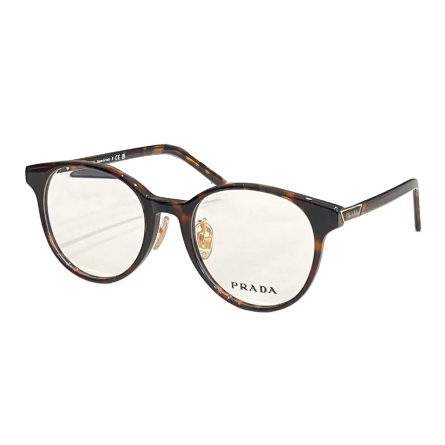 Prada Boston frame glasses brown/grey/black/leopard color transparent lens Size 54口18-140