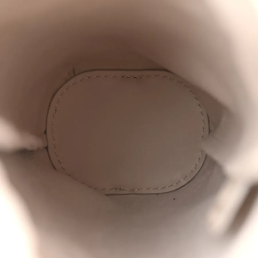 Loewe Cutout Anagram Pocket Crossbody Bag Small White Glaze Nappa Calfskin Leather