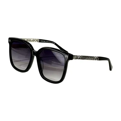 Miu Miu square frame glasses black/black gold/black silver/pink/ivory/leopard color Size 65-15-145