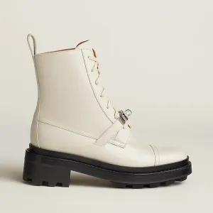 HERMES Funk White ankle boots