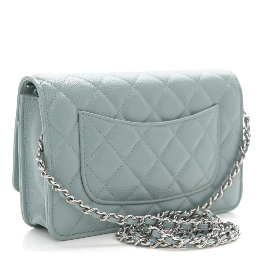 Chanel WOC in Light Blue – Quilted Elegance