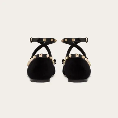 VALENTINO Velvet ballet flats