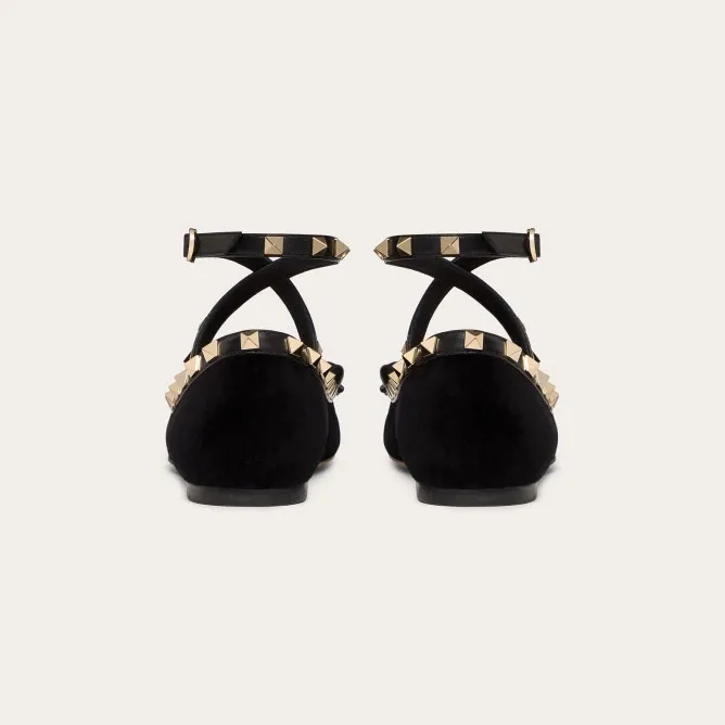 VALENTINO Velvet ballet flats