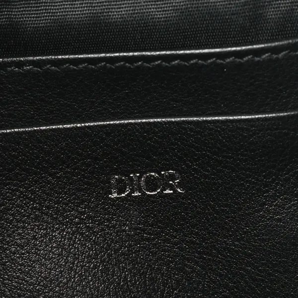 Dior Small Messenger Black Multicolor Galaxy Perforated Oblique Calfskin Leather Silver Hardware - Image 2