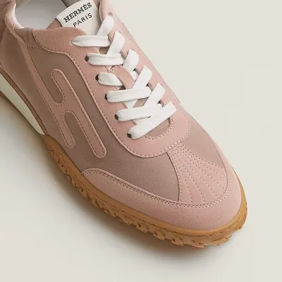 HERMES Jet Sneakers Pink Sports Shoes