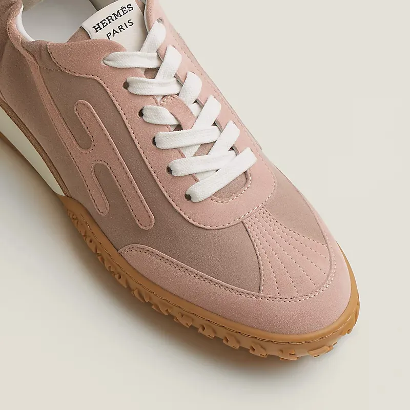 HERMES Jet Sneakers Pink Sports Shoes
