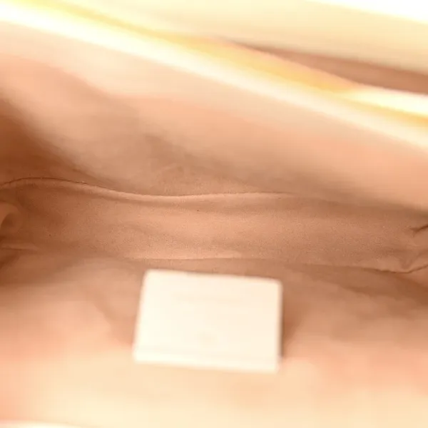 Gucci Mini Padlock Flap Pocket Shoulder Bag Beige / Mystic White / Sun Oil GG Supreme Monogram Canvas Gold Hardware - Image 7