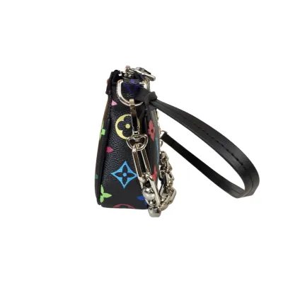 Louis Vuitton x Murakami Takashi Pochette Accessoires Multicolor White/Black With Gold/Silver Hardware