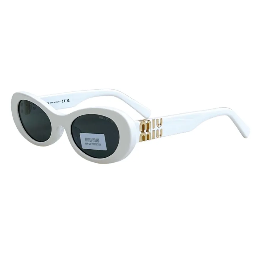 Miu Miu Oval glasses white/apricot/tawny/pink/black/leopard color Size 50口20-140